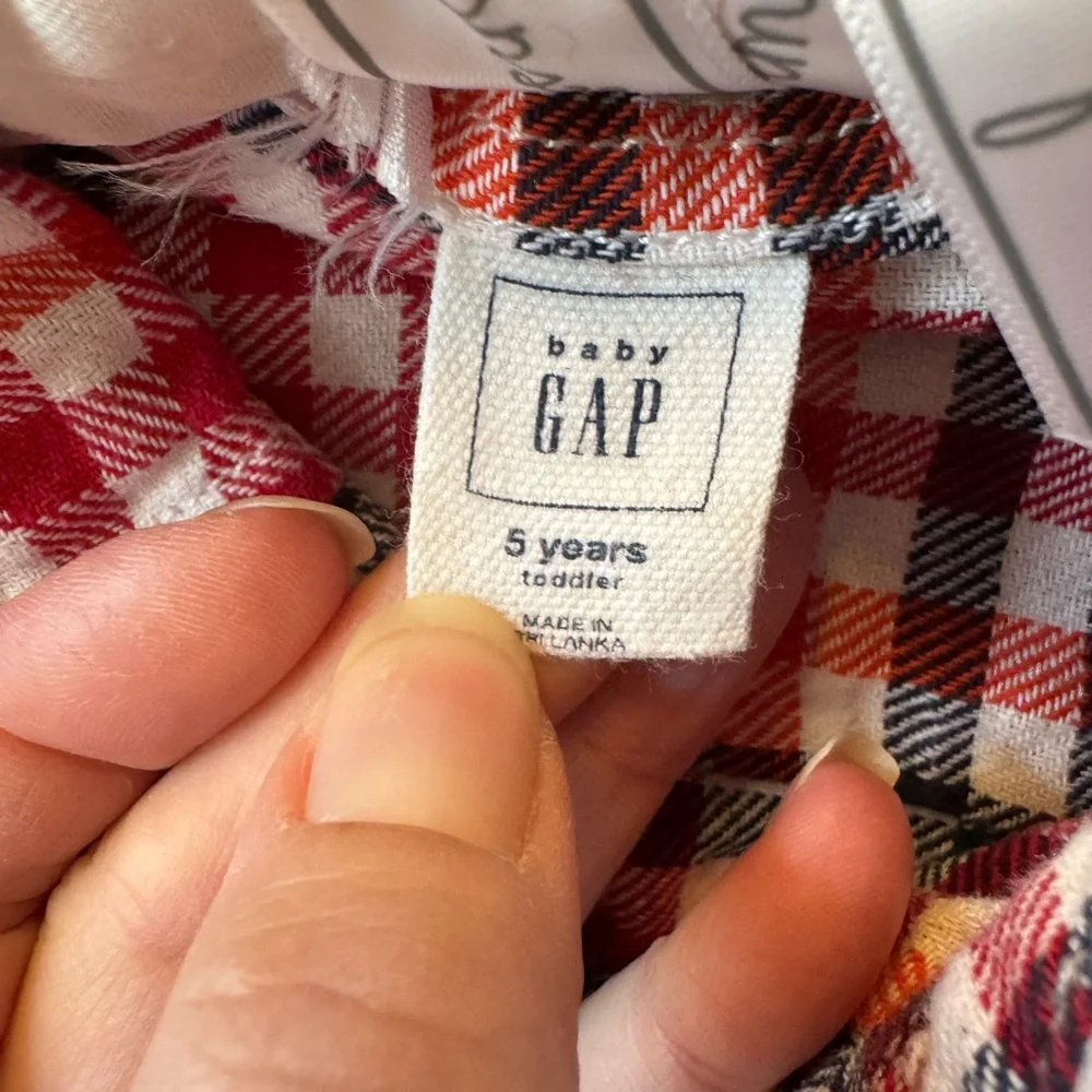 Baby Gap Cotton Button Down Shirt Size 5